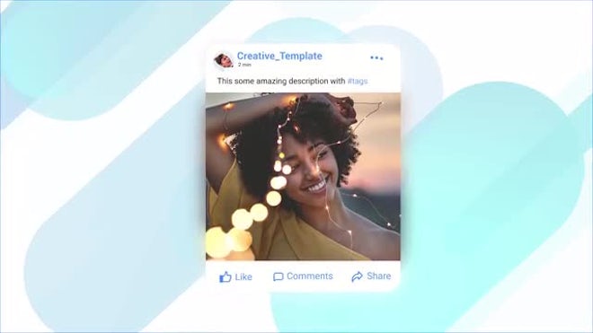 facebook promo after effects template free download