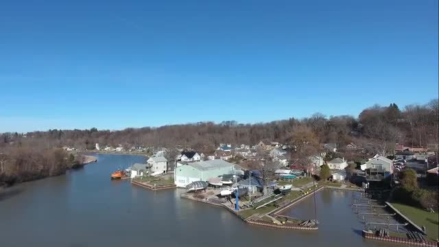 Panning Shot Of Beautiful River: Stock Video