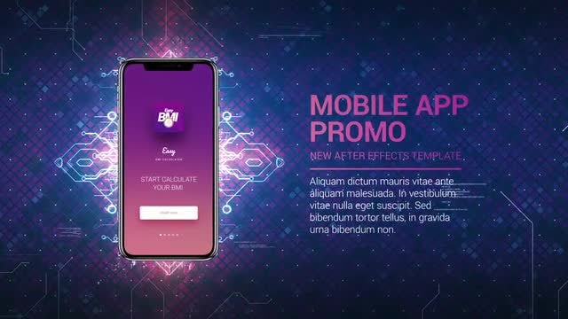 Technology App Promo: After Effects Templates