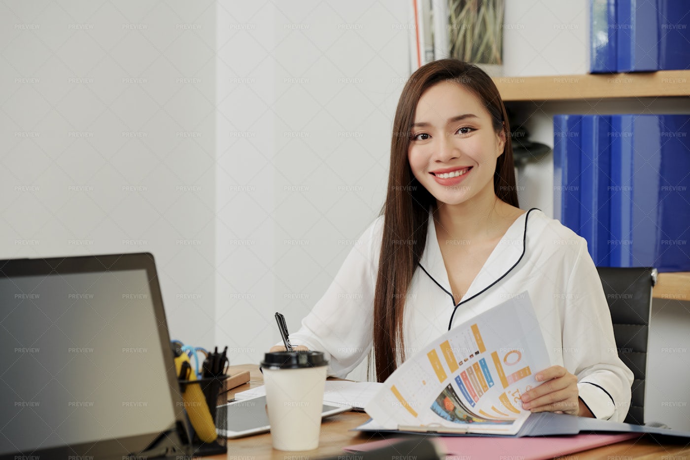 Working Female Project Manager: Stock Photos