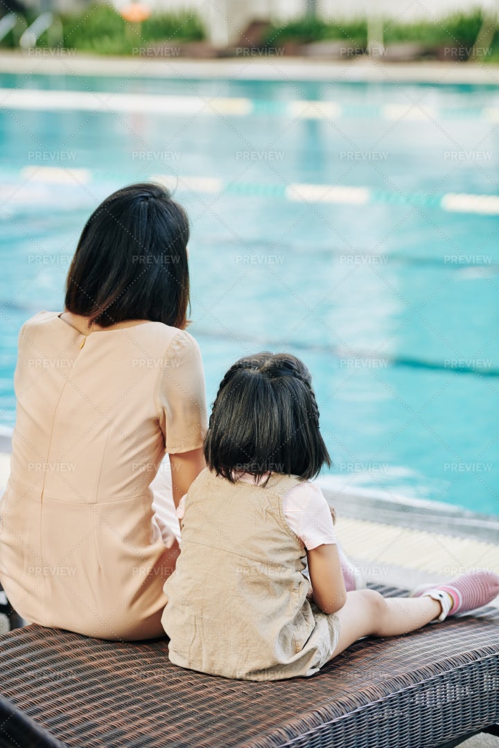 Looking At Swimming: Stock Photos