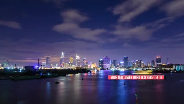 Neo Lower Thirds Pack II: After Effects Templates
