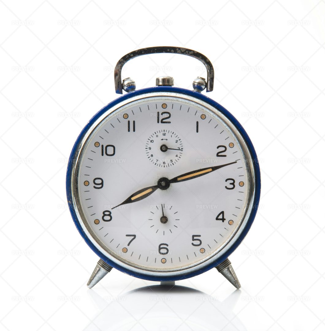 Vintage Alarm Clock: Stock Photos