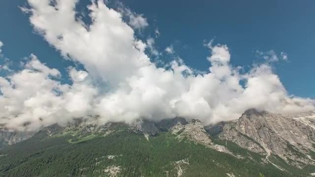 Clouds Over The Mountains: Stock Video