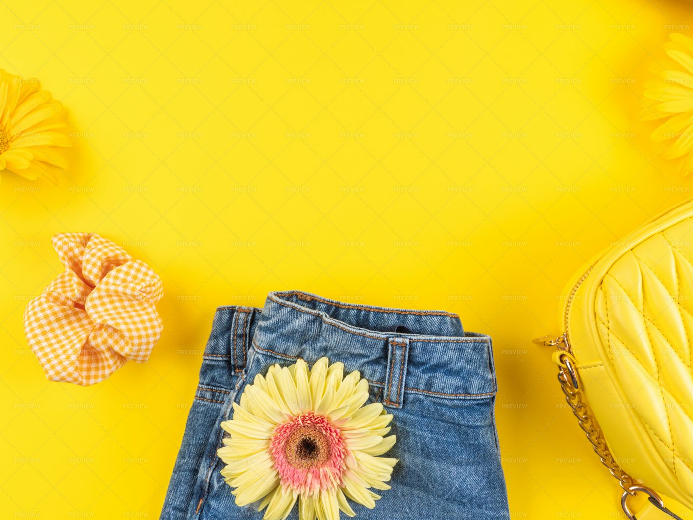 Summer Fashion Outfit Frame: Stock Photos
