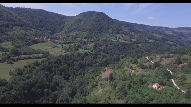Countryside Aerial : Stock Video