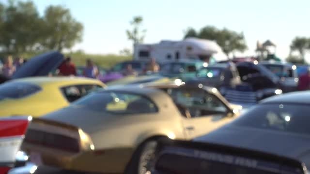 Sports Cars Auto Meetup: Stock Video