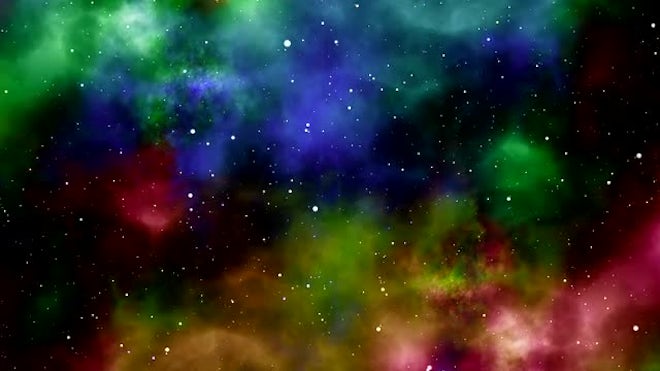 Colorful Space Nebula Stock Motion Graphics Motion Array 4643