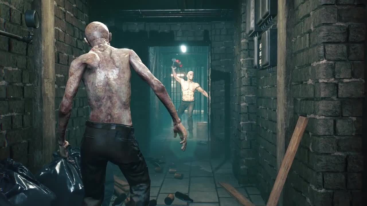 Zombies Advancing On Survivor - Stock Motion Graphics | Motion Array