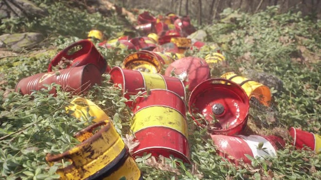 Toxic Waste Barrels