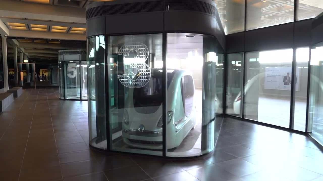 A Futuristic Car Dealership Stock Video Motion Array