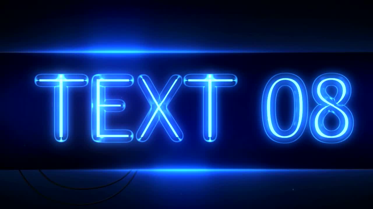 Neon Signs After Effects Templates Motion Array