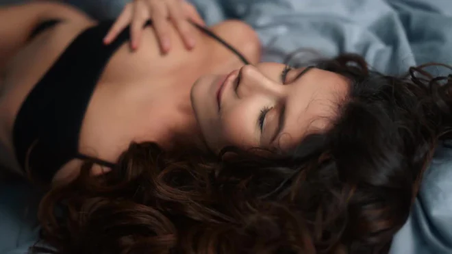 Woman In Lingerie In Hotel Room Bed by Stockbusters - Stock Video | Motion  Array